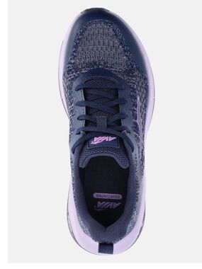 Avia Navy and Lavender Women's Athletic Sneakers